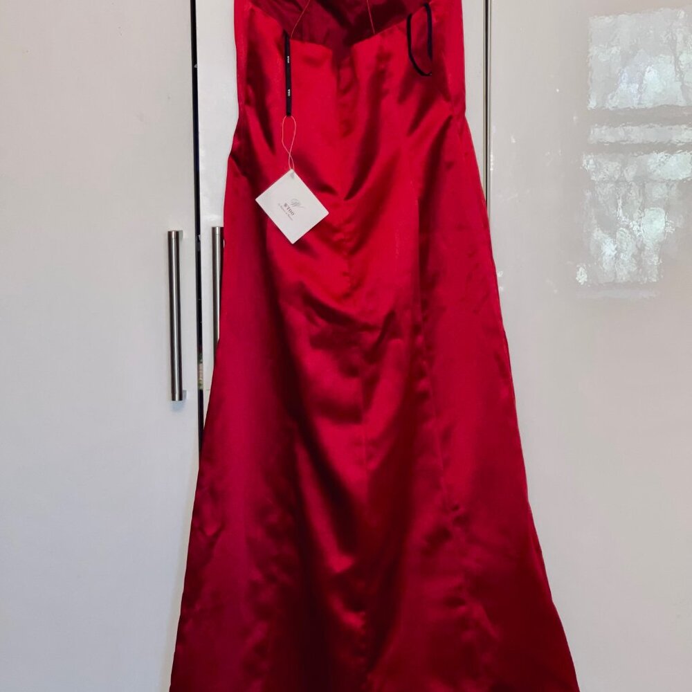 Red Cocktail Dress. Party, Christmas, Maxi, Size 6/4